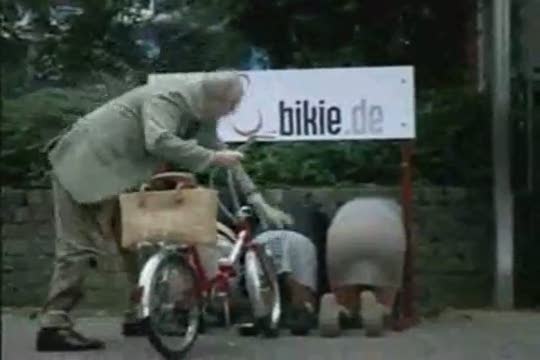 Lustiger Fahrradständer